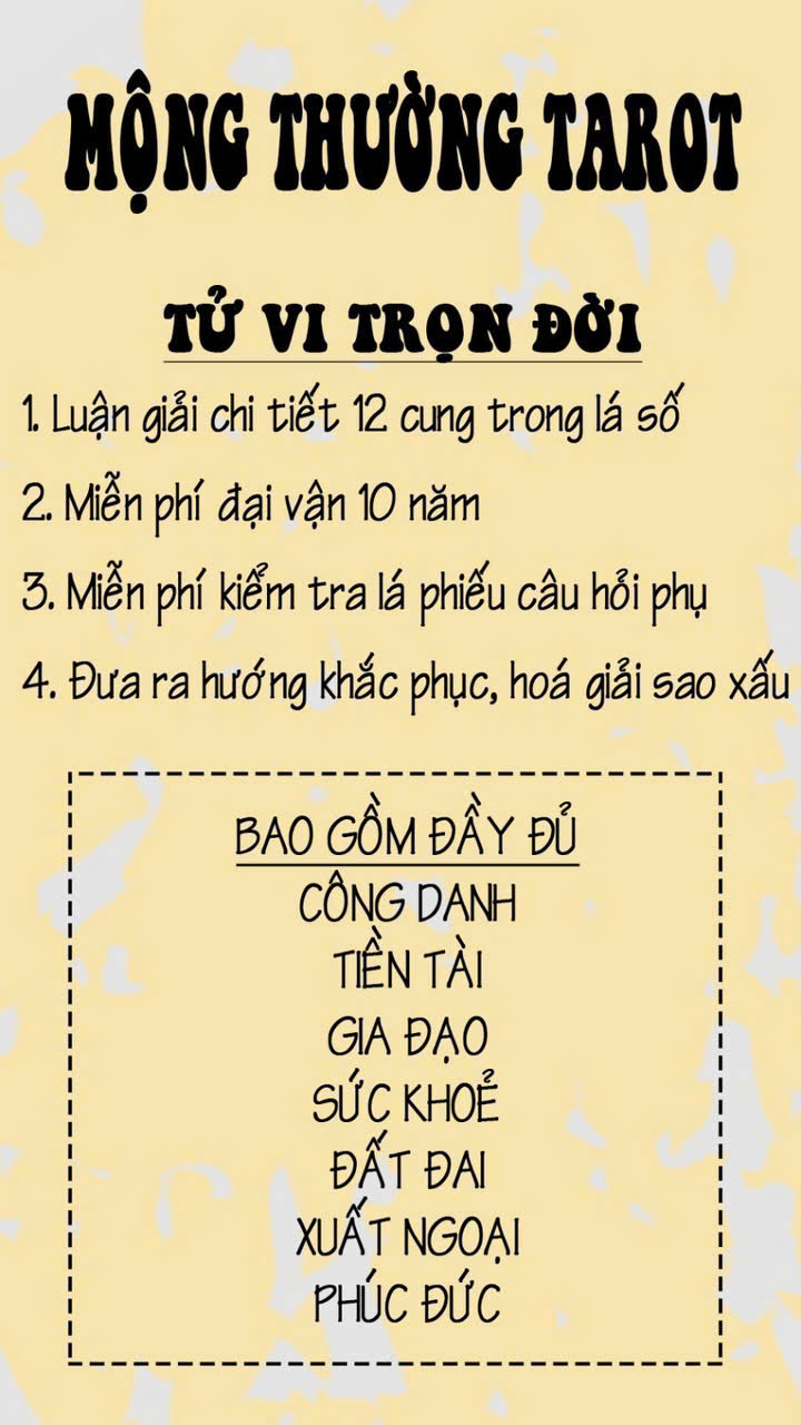 Tử vi trọn đời